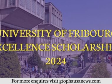 University of Fribourg Excellence Scholarships 2024